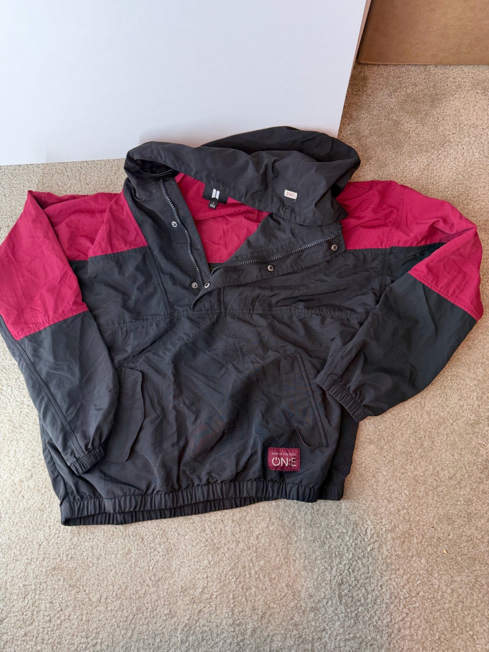 BTS Map of the Soul ON:E Anorak Jacket Free Size - Official Merchandise Rare